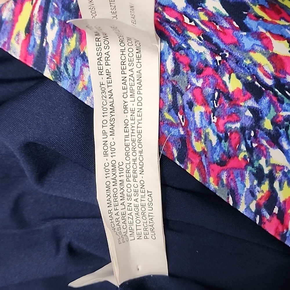 Zara Basic Women's Purple Abstract Cutout Back Dr… - image 4